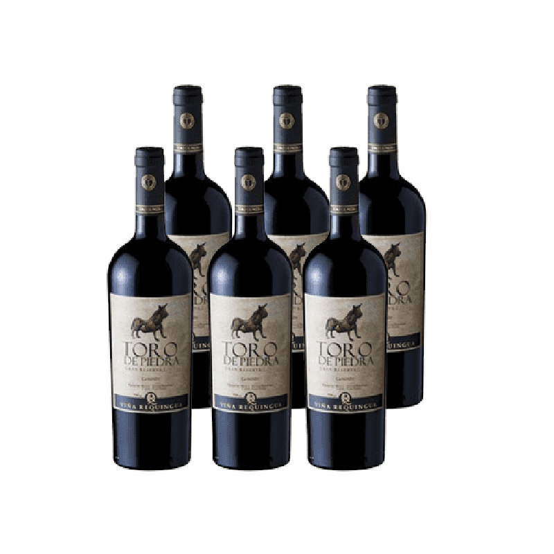 Caja x 6 uni Toro de Piedra Gran Reserva Carménère Caja x 6 uni Toro de Piedra Gran Reserva Carménère